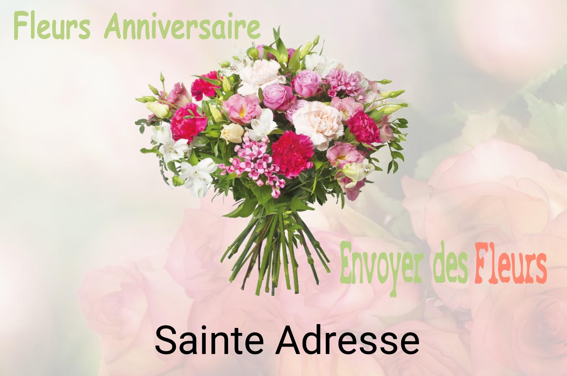 Bouquet de fleurs d’anniversaire livré à Sainte-Adresse