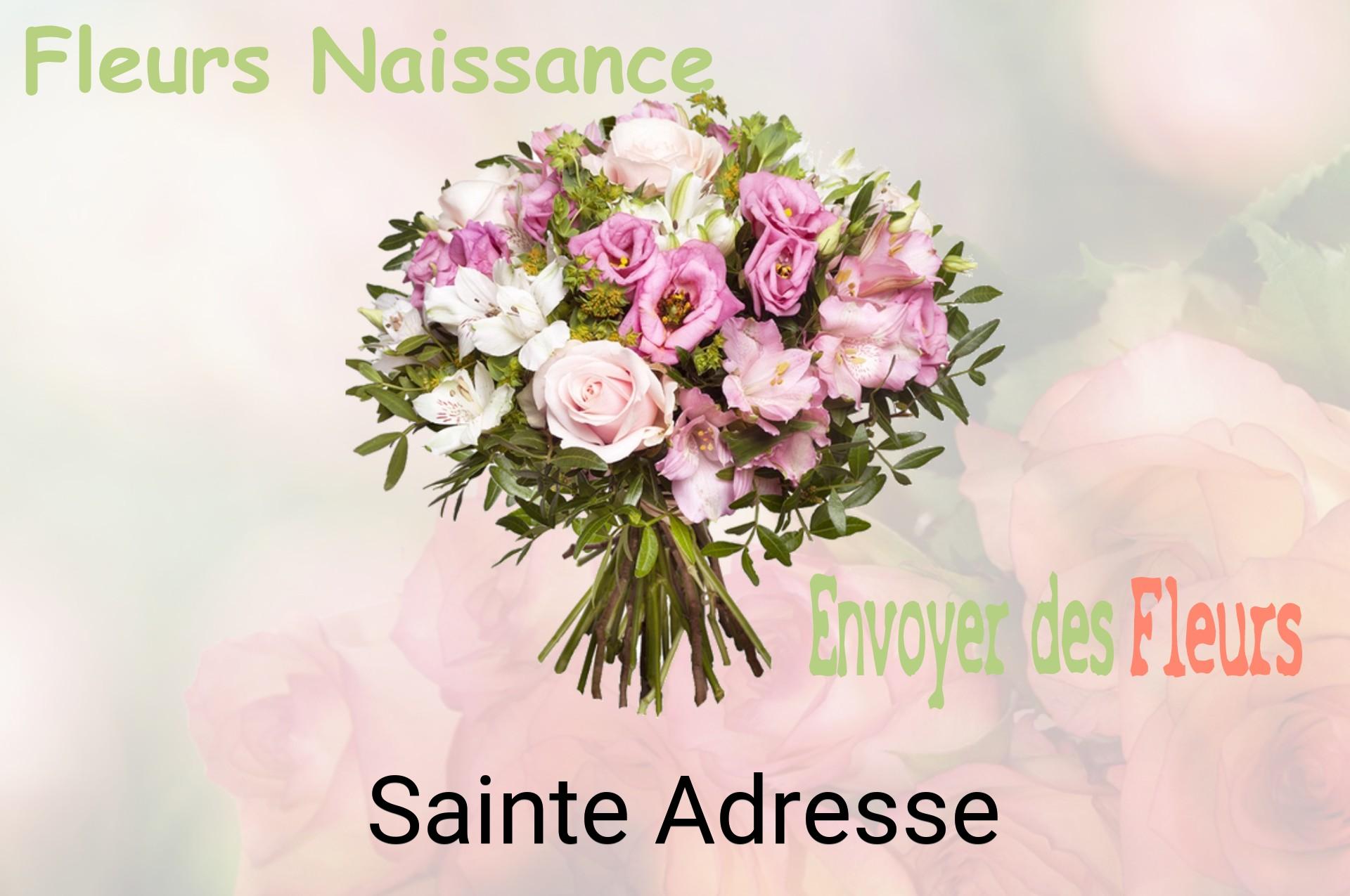 Bouquet de fleurs de naissance livré à Sainte-Adresse
